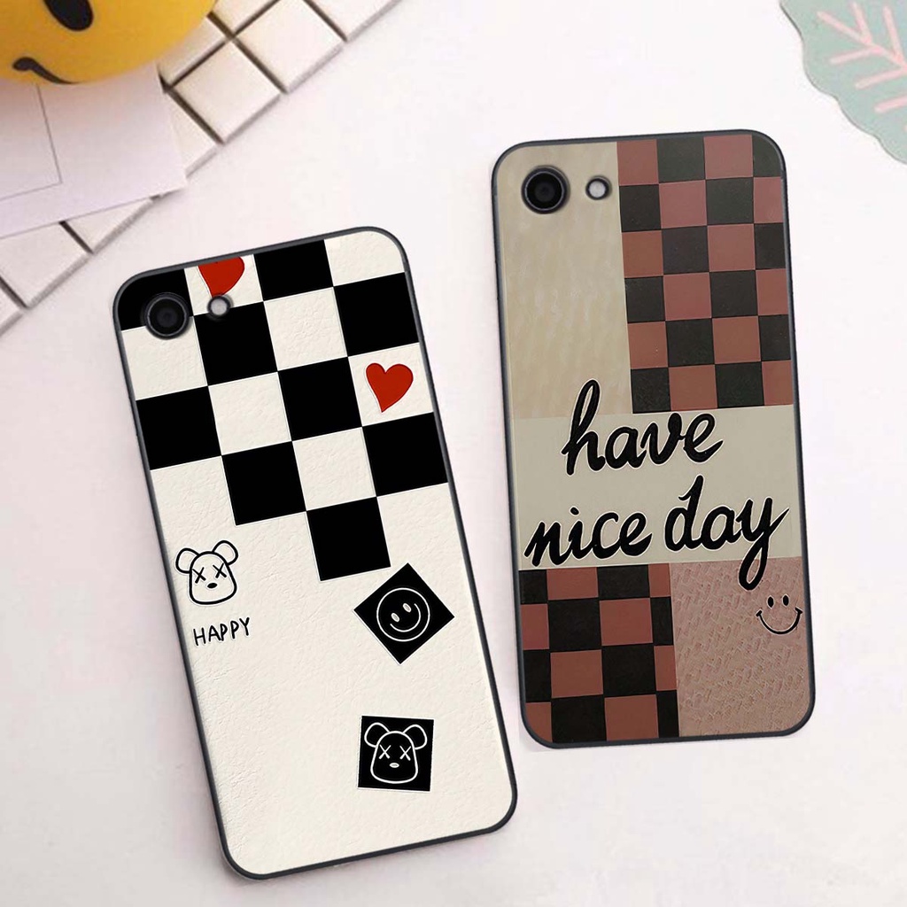 Ốp Vivo Y81 / Y83 caro trái tim cá tính, thời trang siêu đẹp, siêu phong cách