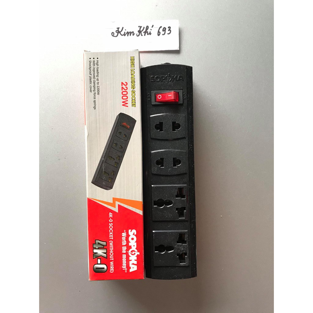 Ổ 4 không đây đen 4K-0 Sopoka