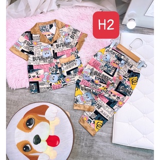 bộ pijama lụa mango sz 22-33kg