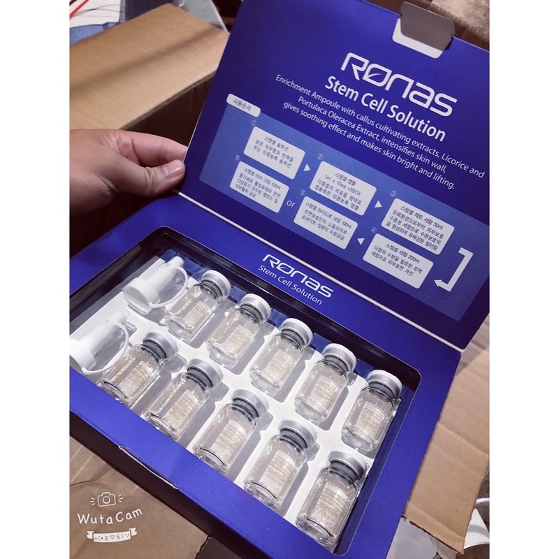 Tế bào gốc Ronas phục hồi sẹo rỗ , mụn , lỗ chân lông to và giúp trắng da