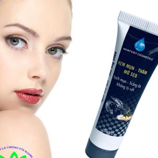 Kem chấm Mụn, Xóa thâm, Mờ sẹo dưỡng chất Ng ọc Trai Đen và Sữa O ng Chúa