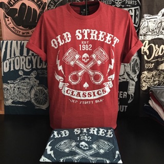 Áo thun nam Thái Oldstreet hình pittong