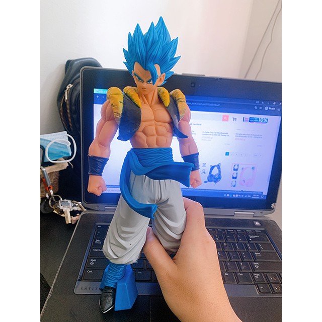 Mô hình Gogeta Super Saiyan Blue Grandista cao 32cm, full hộp có chân đế đi kèm