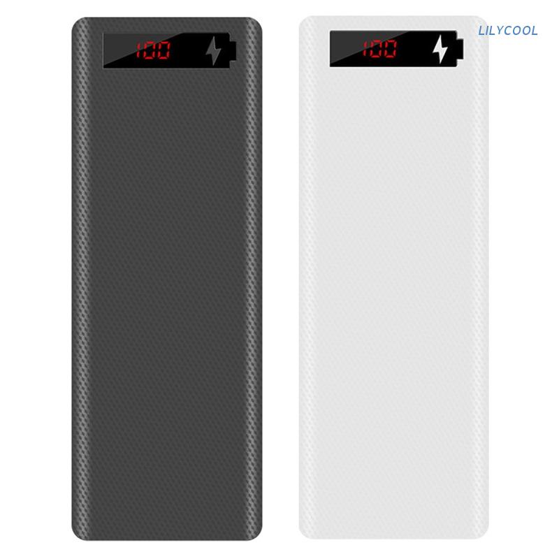 Vỏ pin sạc dự phòng L10 10x18650 không có pin dự phòng màn hình LCD