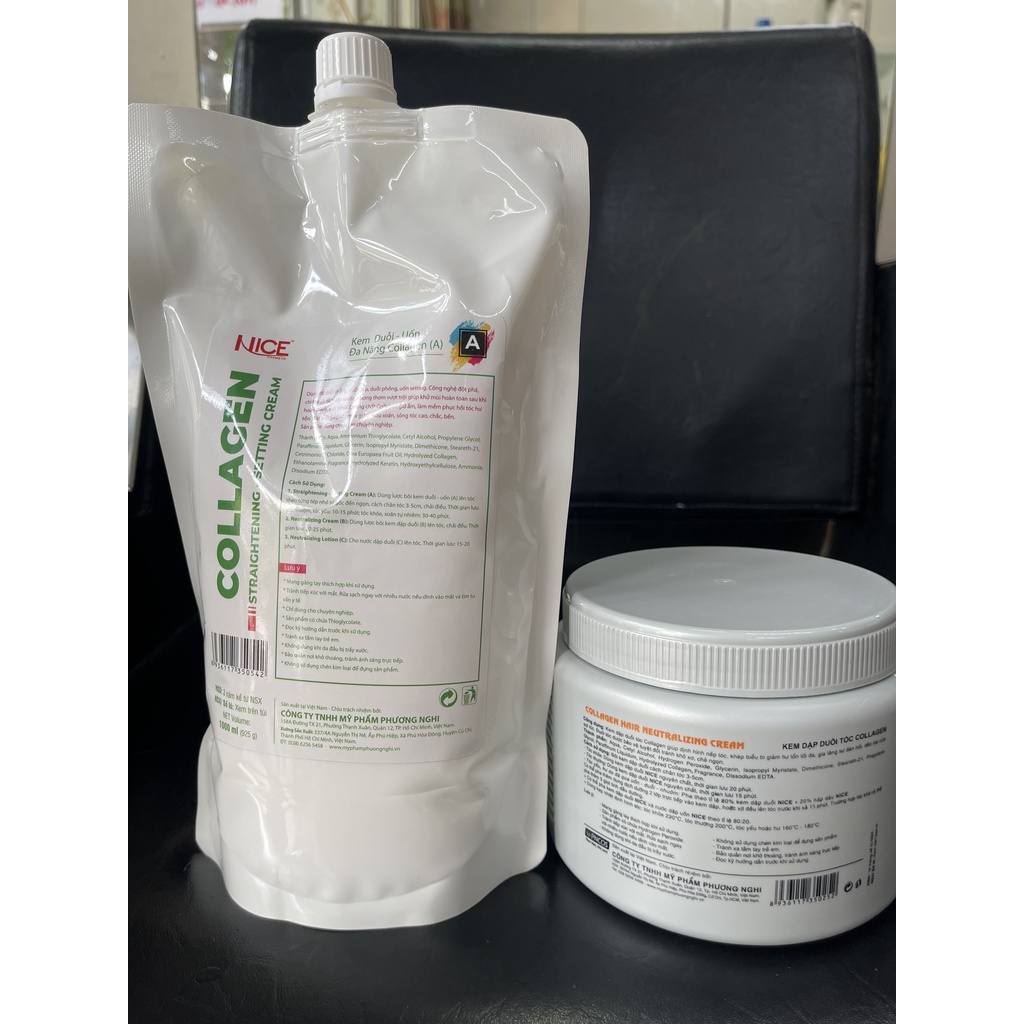 Thuốc uốn duỗi đa năng COLLAGEN NICE 1000ml x2