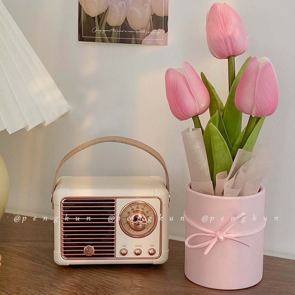 Loa Bluetooth Không Dây Âm Thanh Siêu Trầm Chất Lượng Cao Phong Cách Bắc Âu Sang Trọng