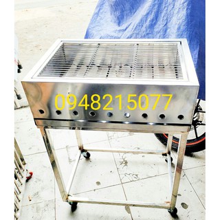 LÒ NƯỚNG THAN INOX KT 50x80x70(RxDxC)