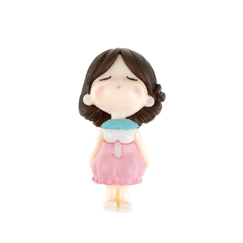 Hl Set 2 Mô Hình Cặp Đôi Mini Trang Trí Sân Vườn