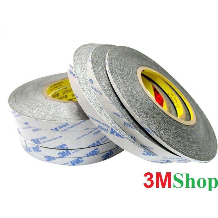 BĂNG KEO 2 MẶT 3M 9448A (20mm x 50m)