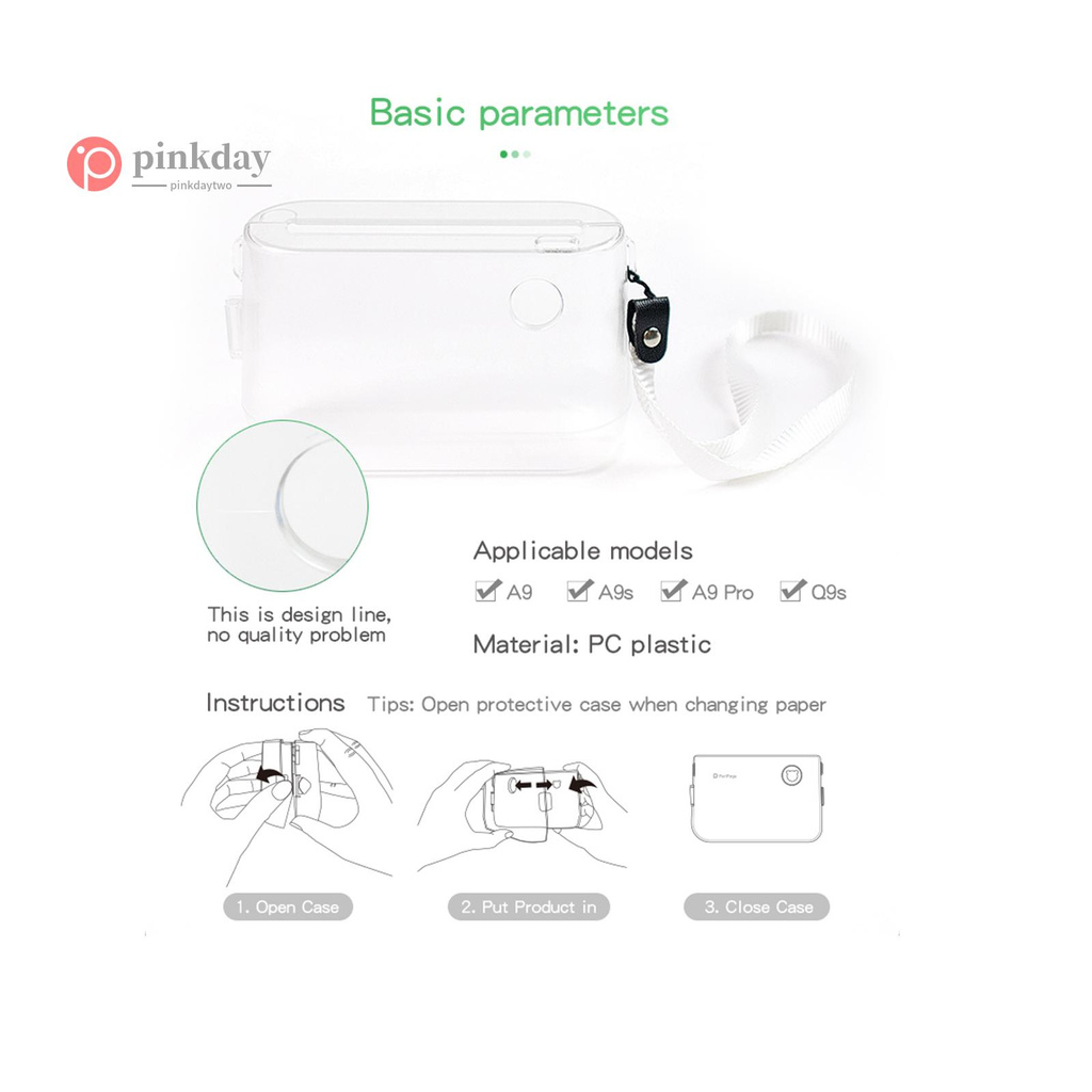 Ốp Lưng Trong Suốt Kèm Dây Đeo Cho A9 / A9S / A9 Pro / Q9S Mini | BigBuy360 - bigbuy360.vn