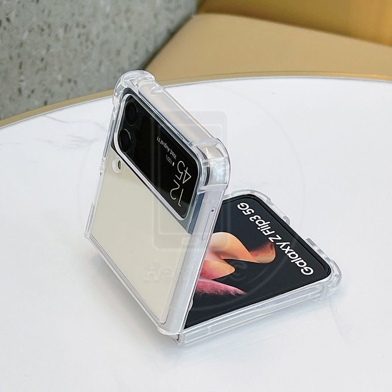 Z FLIP 5 / Z FLIP 3 5G / Z FLIP 4 _ ốp chống sốc Bảo Vệ Cao Cấp dẻo Cho Samsung Galaxy Z Flip 3 ZFlip3 bo 4 cạnh