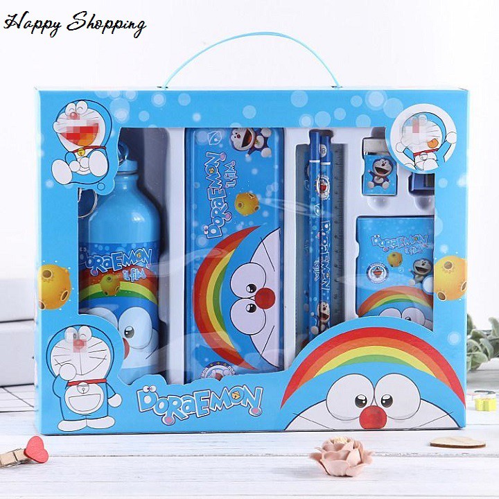 Bộ Dụng Cụ Học Tập 8 Món Nhiều Mẫu Siêu Dễ Thương Cho Bé