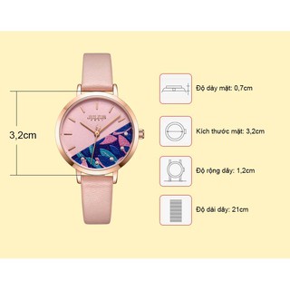 Đồng hồ nữ JULIUS JA-1089B dây da