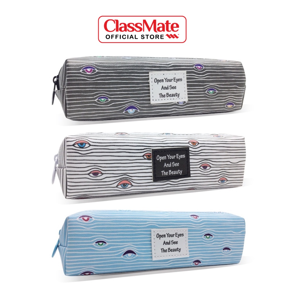 Túi Đựng Bút Học Sinh CLASSMATE Chất Vải An Toàn, Hoạt Tiết Mắt Độc Đáo CL-19103
