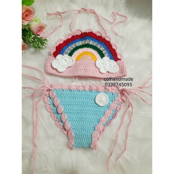 Bikini cầu vòng cho bé