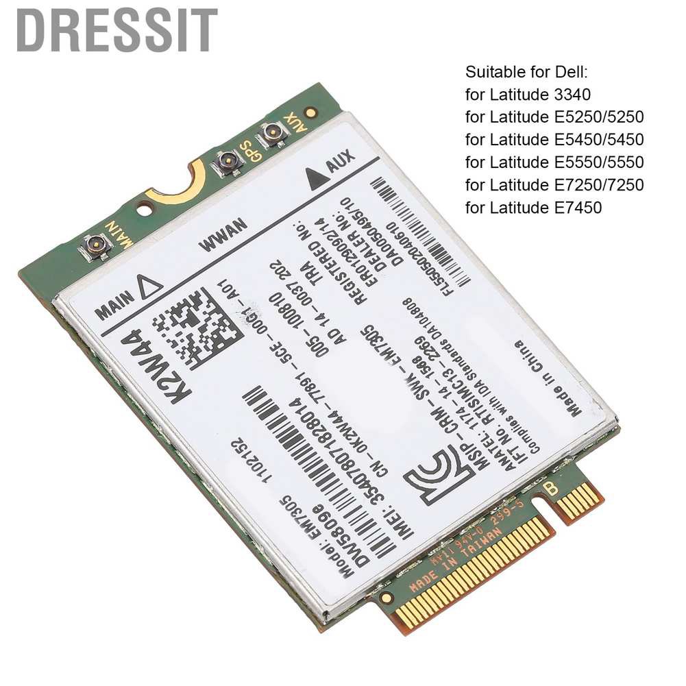 Mô Đun Mạng Không Dây M2 Ngff Lte Wwan Card 52pin Cho Dell Dw5809E Sierra | BigBuy360 - bigbuy360.vn