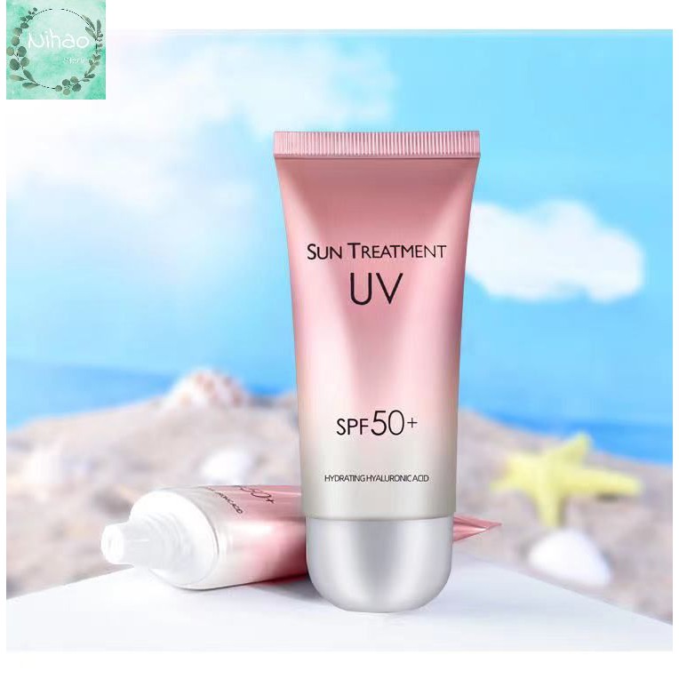 [Hàng mới về] Kem chống nắng SUN TREATMENT nâng tông không gây bết dính hàng nội địa Trung tiện dụng