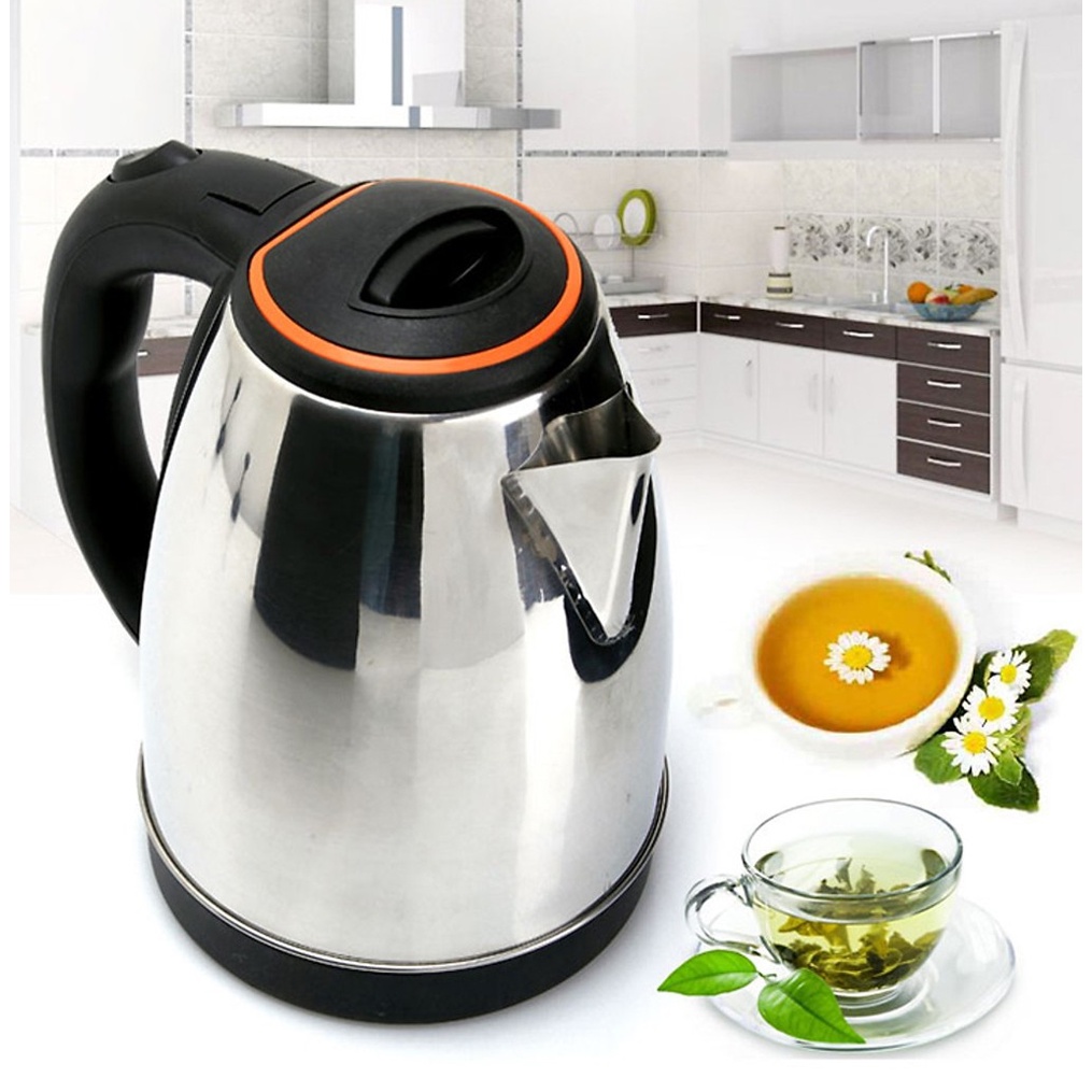 💥 Giá Hủy Diệt 💥  Ấm Đun Nước Siêu Tốc Tiện Dụng, Dung Tích 1,8L, Inox Chống Gỉ Sét  -  Ấm Tự Động Ngắt Khi Nước Sôi