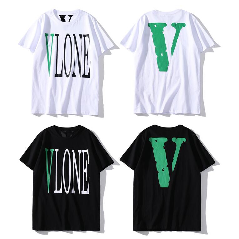 Áo Thun Tay Ngắn In Chữ Vlone