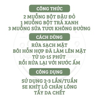 Bột đậu đỏ 100gr nguyên chất OBC