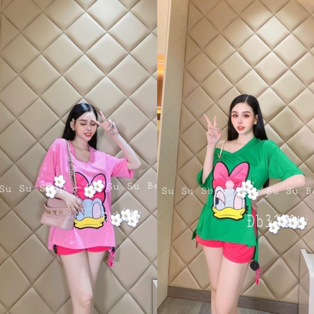 Set bộ đùi bộ đồ nữ mặc nhà bigsize