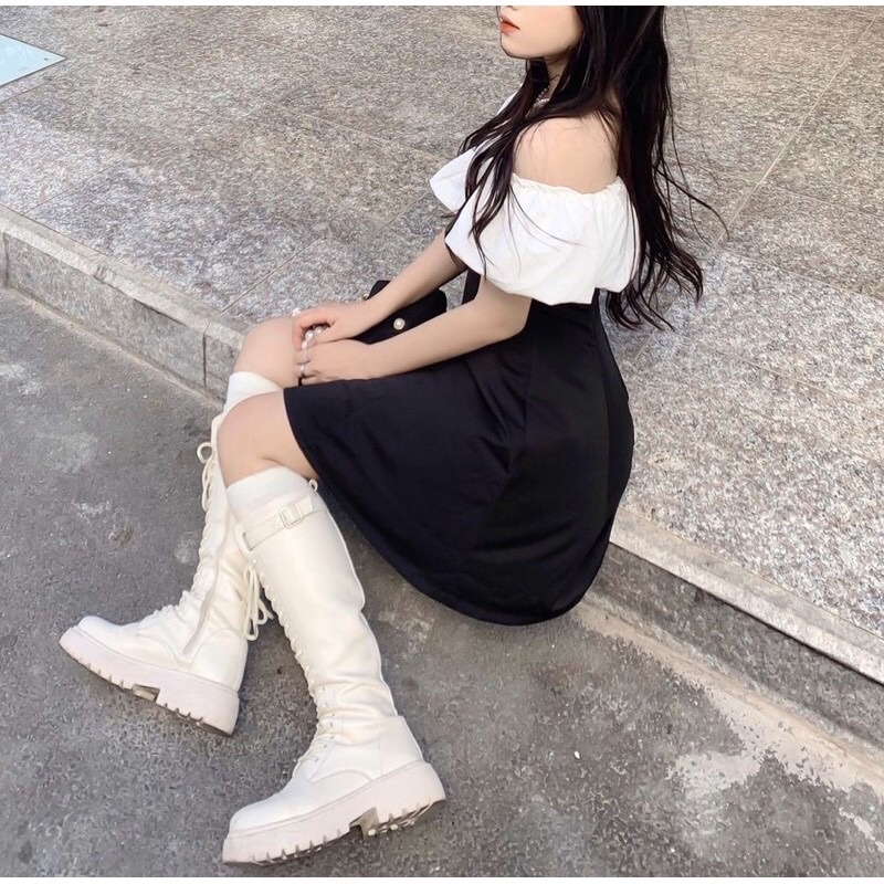 🌿 VÁY TRỄ VAI NGỰC BỒNG UV 🌿 ĐẦM HỞ VAI DỄ THƯƠNG 🍑