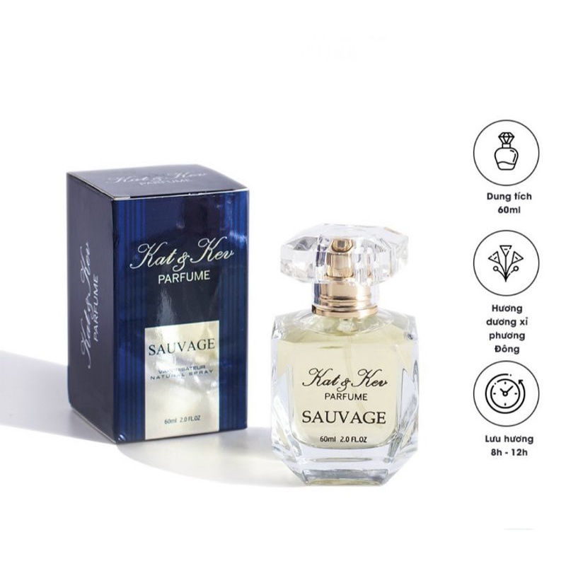 Nước hoa kat & kev Savage mùi nam 60ml