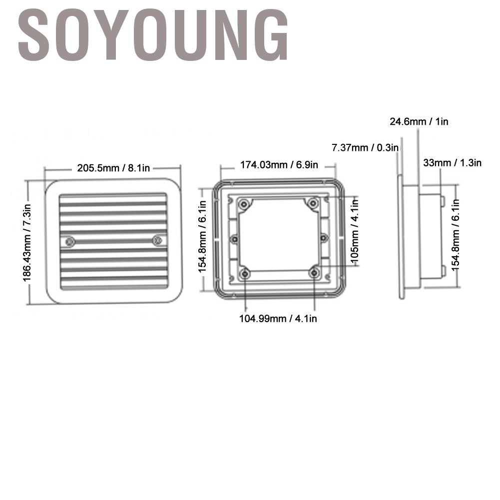 Quạt làm mát gắn lỗ thông gió cửa sổ 12v 4w