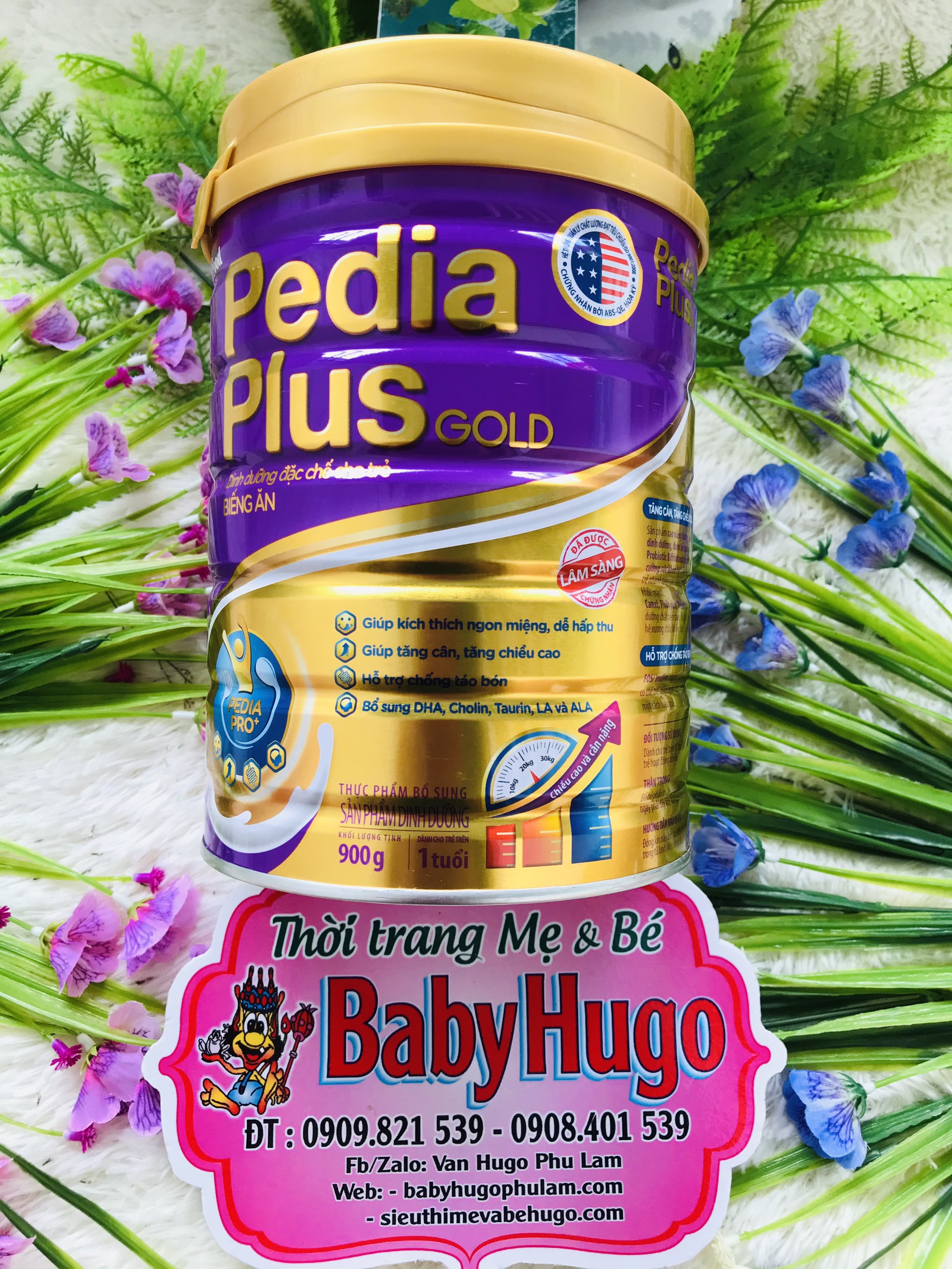 [DATE MỚI] Sữa Pedia Plus Gold 900g -Dành trẻ biếng ăn Nutifood