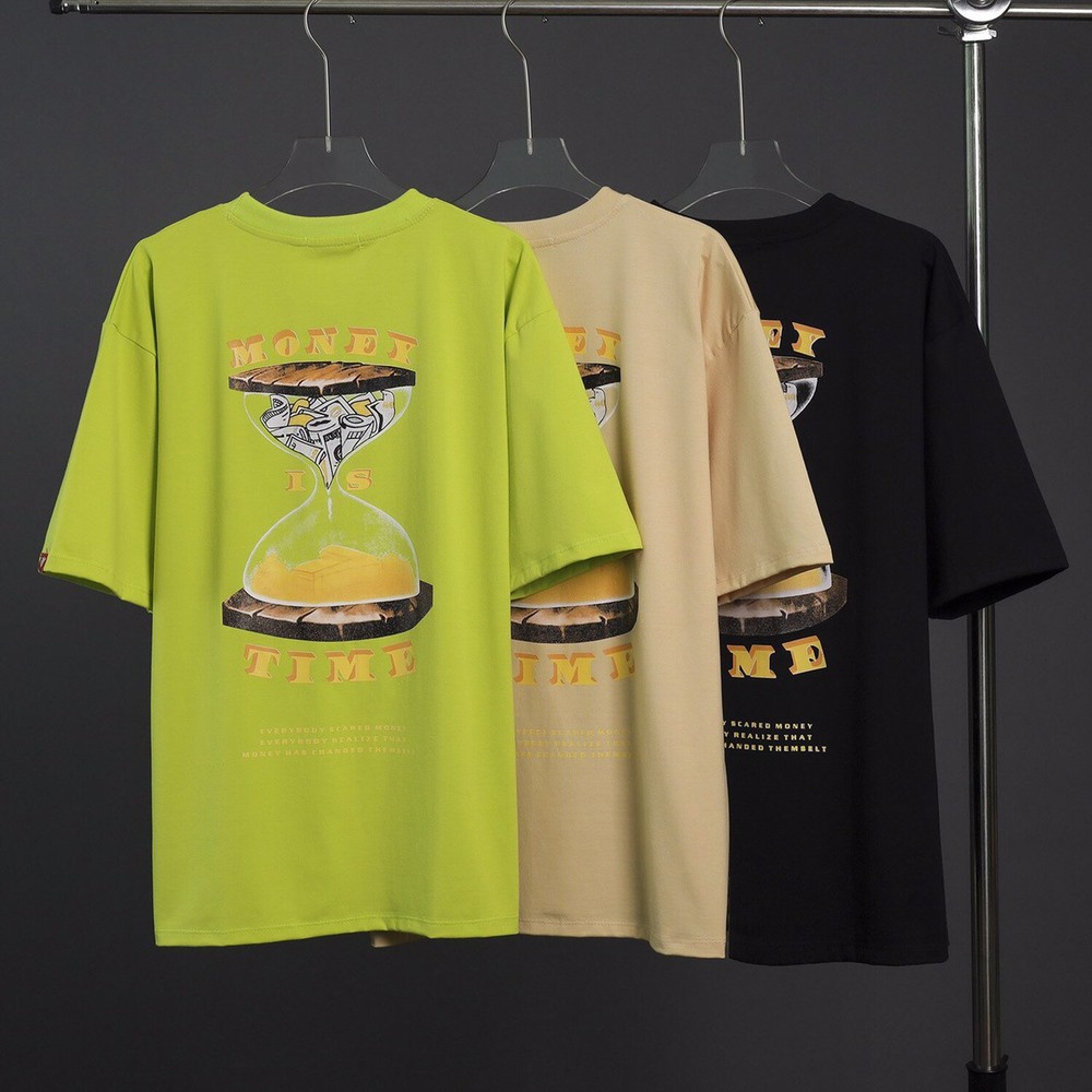 Áo thun tay lỡ nam, nữ, unisex form rộng, vải cotton 4 chiều thấm hút thoáng mát ĐỒNG HỒ CÁT -HOBA.shop-