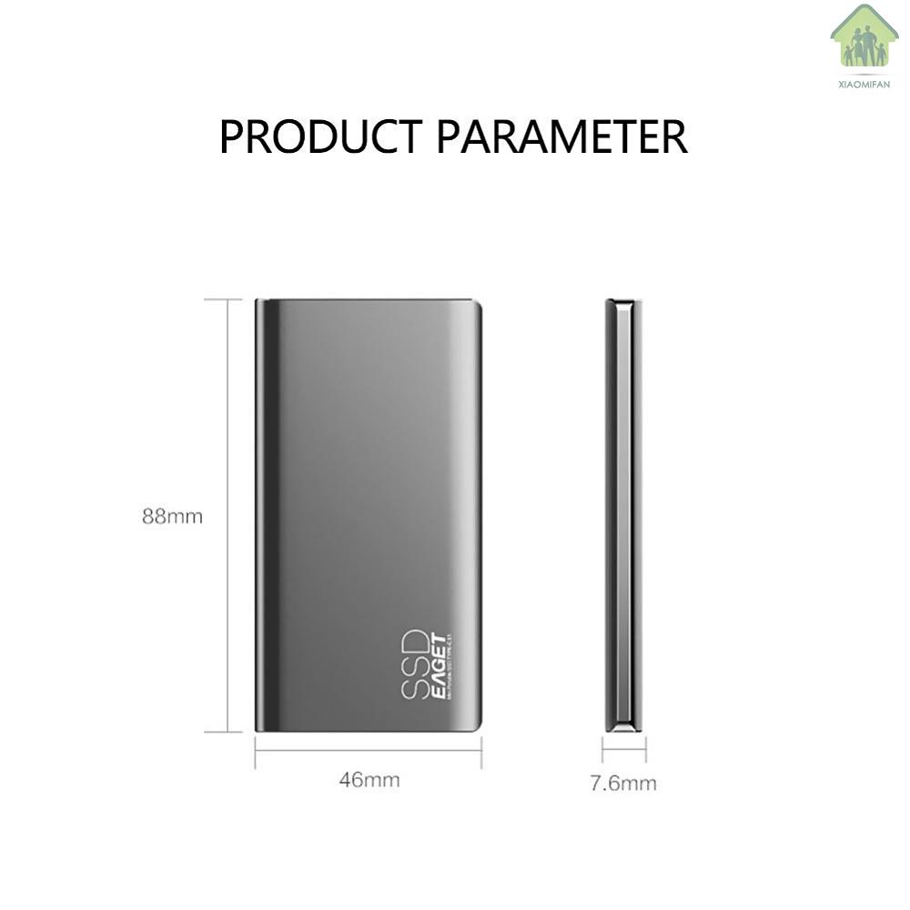 Ổ Đĩa Ssd Xm Eaget M1 Type-C Usb3.1 128gb Tốc Độ Cao Di Động Tiện Dụng | BigBuy360 - bigbuy360.vn