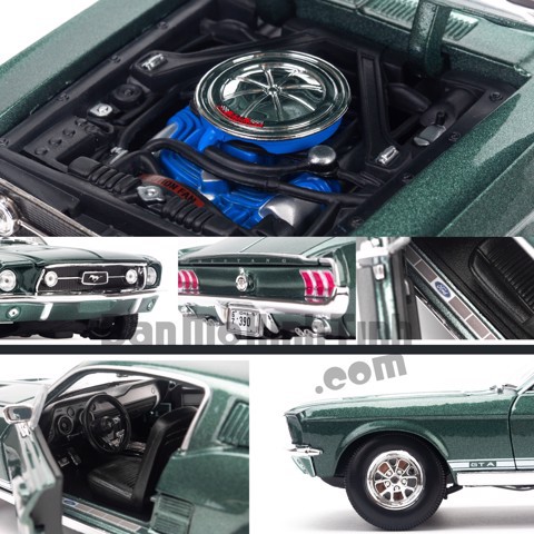 Mô hình xe Ford Mustang GTA Fastback 1967- 1:18 Maisto