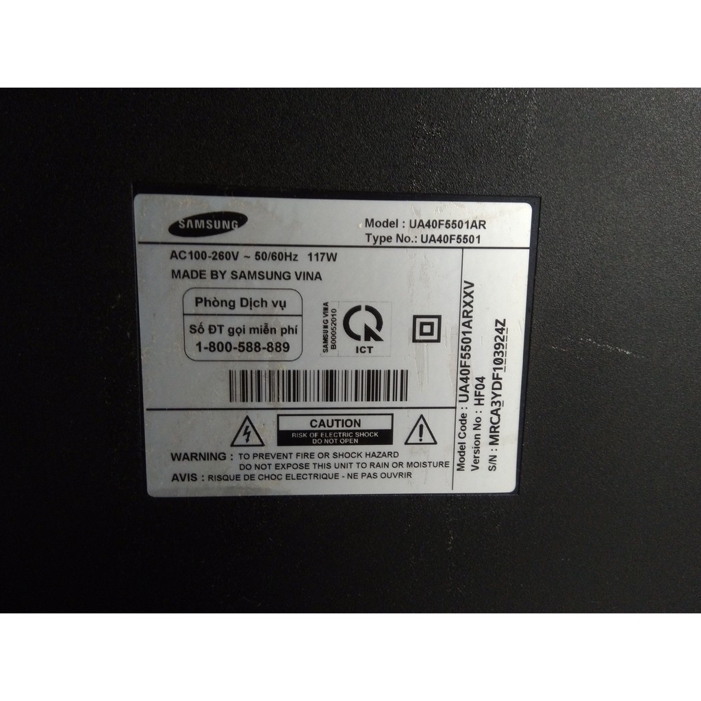 Smart Tivi Samsung UA40F5501AR hàng còn 90%