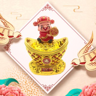 Ngân lượng thần tài - vừa phù hợp trang trí Tết, vừa có thể đựng bánh kẹo