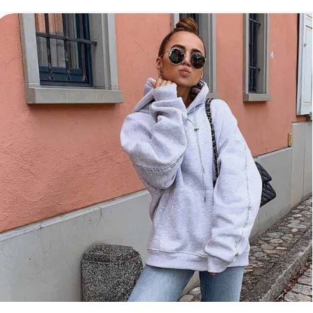 ÁO Hoodie nữ oversize phong cách Ulzang VNXK