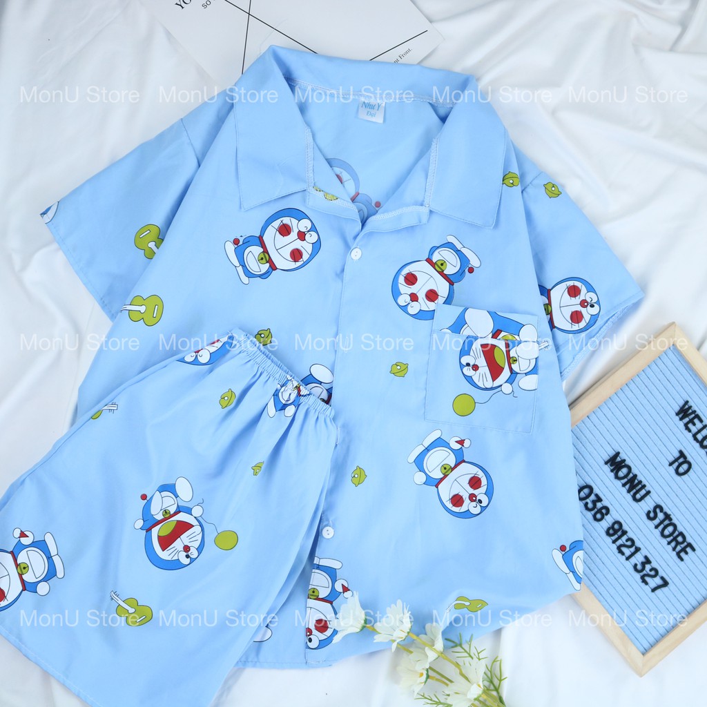 Đồ mặc nhà pijama hình DORAEMON DOREMON dễ thương cute MON0138