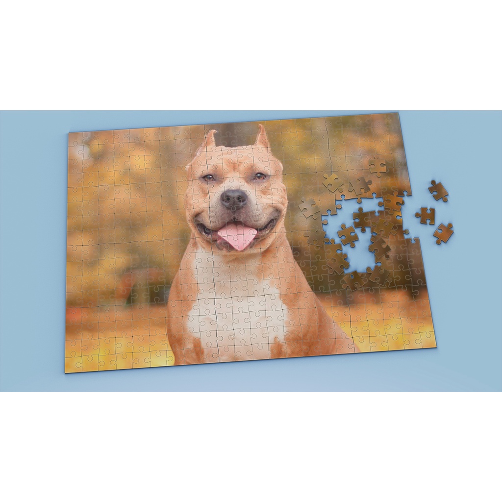 Tranh ghép hình PITBULL - Mẫu 3 - Nhận in theo yêu cầu