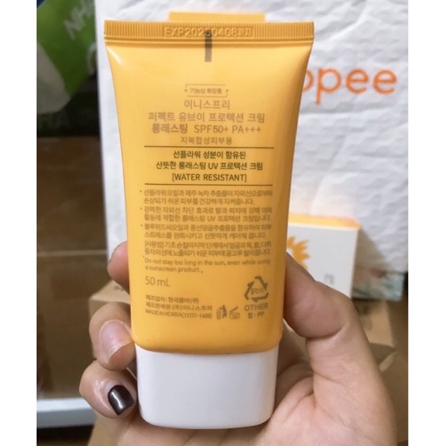 Kem Chống Nắng Innisfree Perfect UV Protection Cream Long Lasting Oily Skin SPF50+PA++++