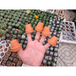 Chậu đất nung trồng sen siêu mini 3cm