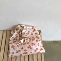 Túi đeo một bên vai bằng họa tiết trái cam dễ thương phong cách harajuku Nhật Bản