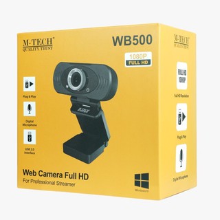 Webcam M-Tech WB500 1080p Full HD