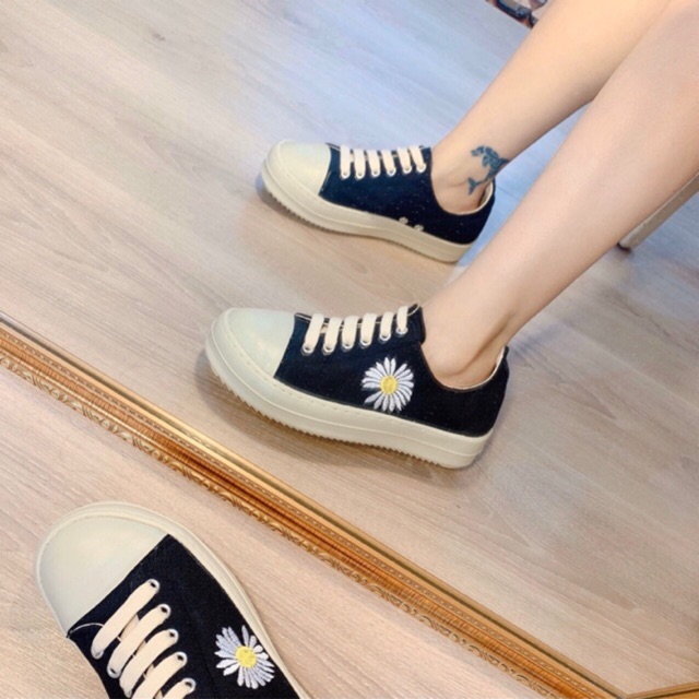 Giầy RO hoa cúc cổ cao và thấp cổ nam nữ