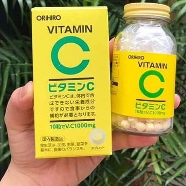 [Hỏa Tốc HN] Viên uống bổ sung Vitamin C Orihiro 300 viên nội địa Nhật Bản