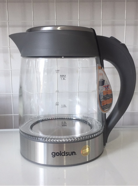 Ấm đun nước siêu tốc thuỷ tinh Goldsun model EK-GF1852