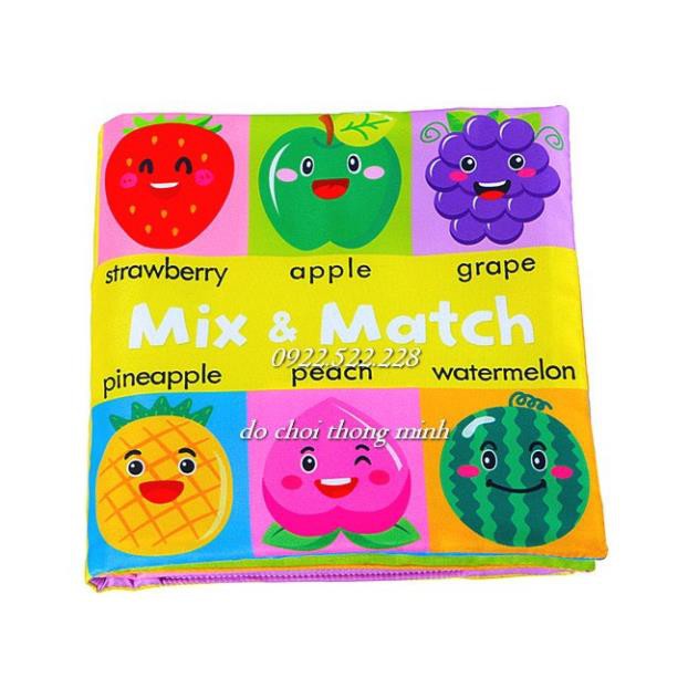 SÁCH VẢI GHÉP HÌNH ĐỘC ĐÁO MIX MATCH nhiều chủ đề