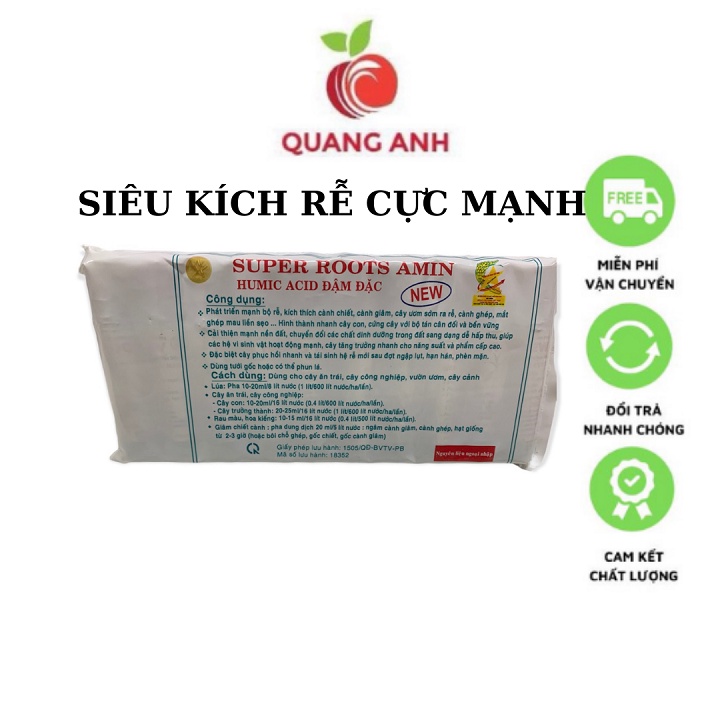[FreeShip] Super Root Amin - Dung Dịch Kích Thích Ra Rễ Mạnh - Vỉ 10 Lọ 20Ml