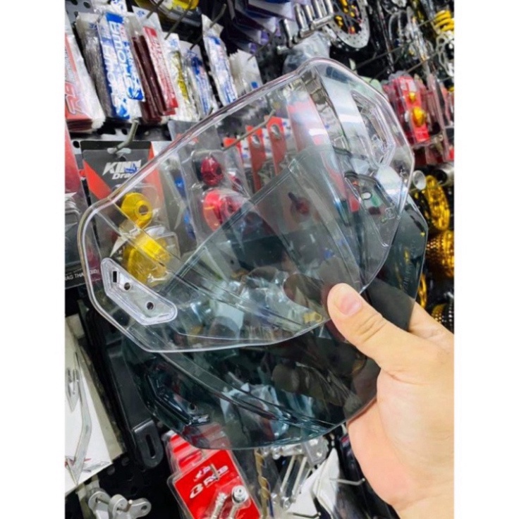 Chắn gió Zhipat Ex 2010 / Ex nhỏ gắn cho mọi loại xe - Mão ốp đầu kính chắn gió Zhipat exciter 2010 HNH Ảnh thật Sp