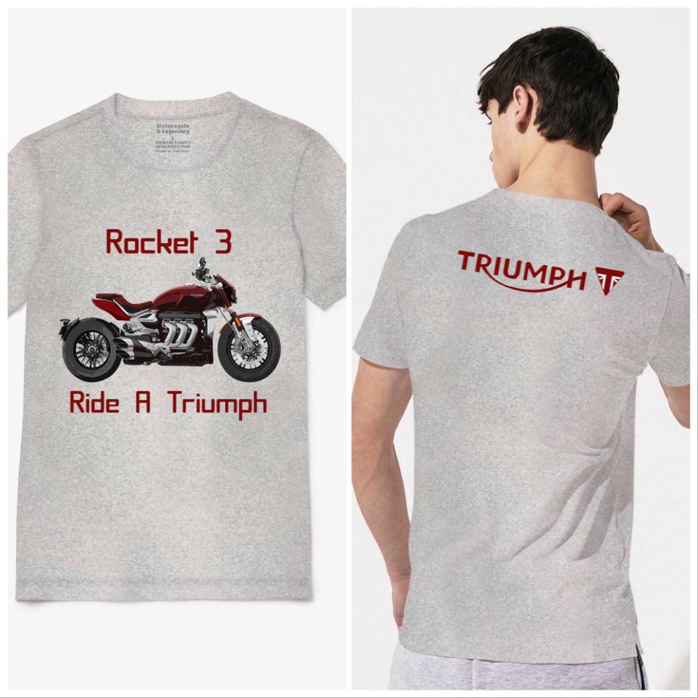 Áo Thun nam đẹp cao cấp in hình Motorcycle 271 100% cotton thiết kế độc lạ thoáng mát co giãn