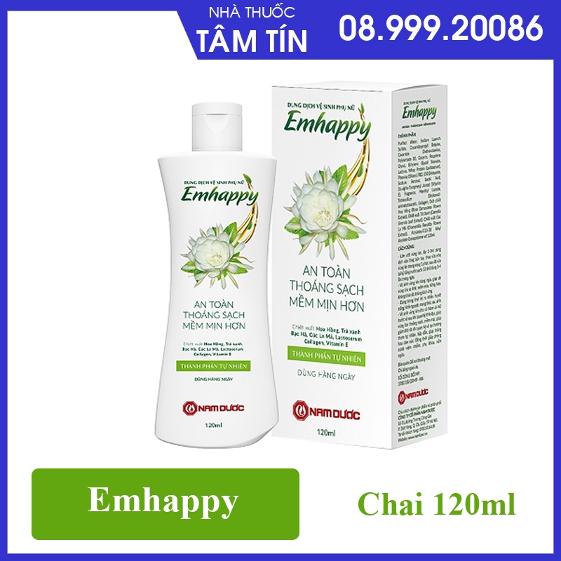 Dung Dịch Vệ Sinh Phụ Nữ EMHAPPY Hương Hoa Quỳnh