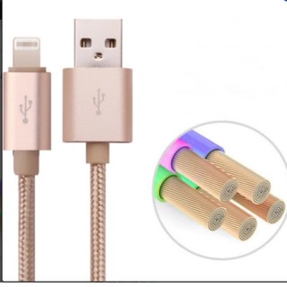 {Xịn} Cáp sạc iphone 5/6/7 dây dù chống đứt